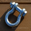 Promotional pole line hardware hot-dip galvanized u shackle for factory use